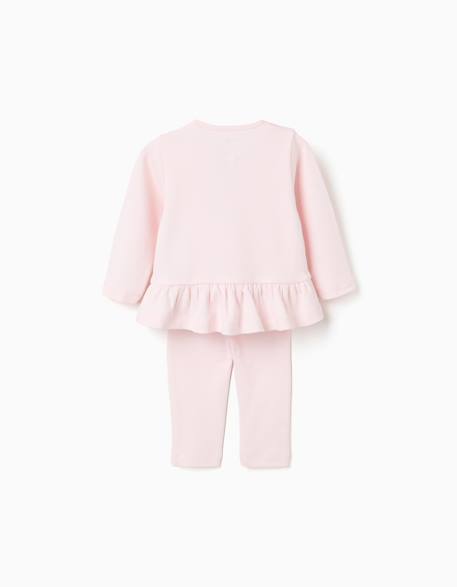 Pyjama à manches longues et imprimé Rose clair 2 - vertbaudet enfant 