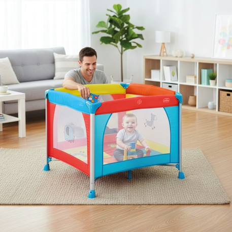 Parc jungle aluminium Multicolore 2 - vertbaudet enfant 
