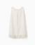 Robe sans manches évasée avec fleurs brodées Blanc 1 - vertbaudet enfant 