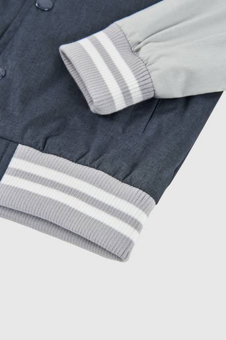 Blouson aviateur enfant tissu technique Gris 3 - vertbaudet enfant 