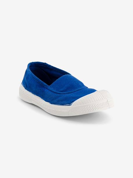 Tennis elastique enfant Blanc+Bleu vif+Carbone+Coquille+Denim+Flamingo+Fleur+Gris+Kaki+Marine+Outre mer 6 - vertbaudet enfant 