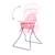 Chaise haute quick stars Gris+Rose 11 - vertbaudet enfant 