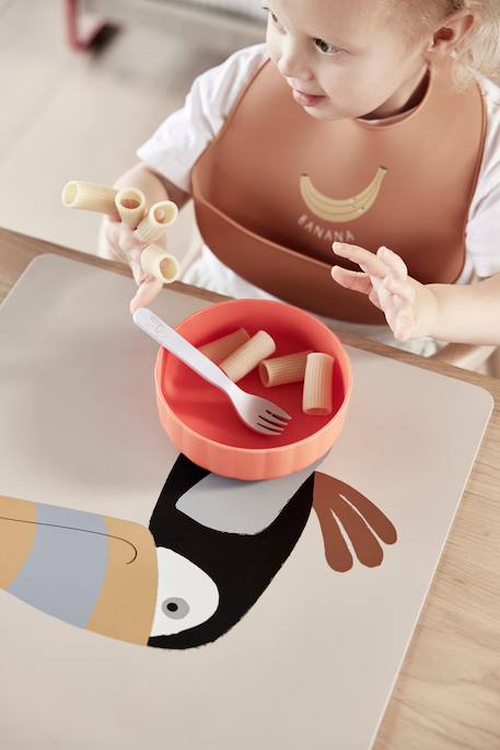 Assiette et bol Rouge clair 2 - vertbaudet enfant 