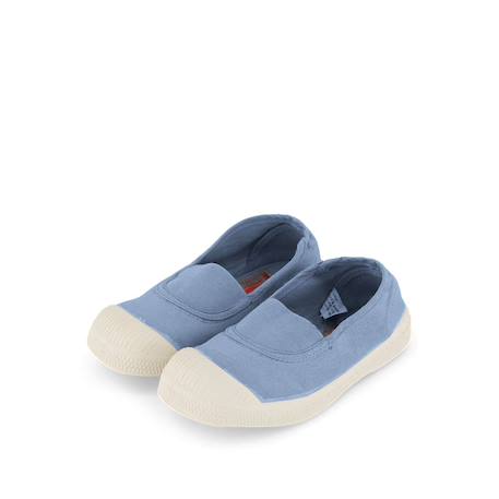 Tennis elastique enfant Blanc+Carbone+Coquille+Denim+Flamingo+Fleur+Gris+Kaki+Marine+Outre mer+Rose leger 14 - vertbaudet enfant 