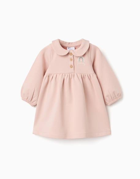 Bébé-Robe en coton à manches longues et bouffantes