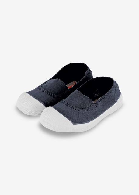 Tennis elastique enfant Blanc+Carbone+Coquille+Denim+Flamingo+Fleur+Gris+Kaki+Marine+Outre mer+Rose leger 35 - vertbaudet enfant 