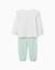 Pyjama en velours avec les princesses disney Blanc 2 - vertbaudet enfant 