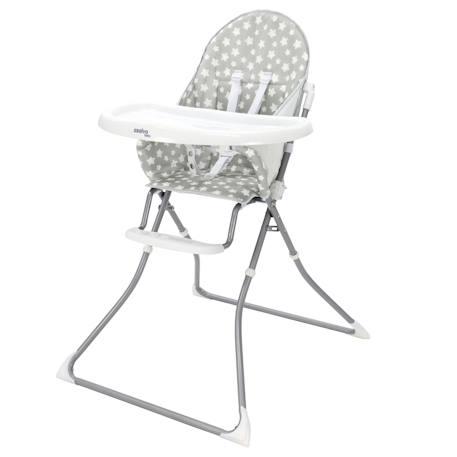 Chaise haute quick stars Gris+Rose 1 - vertbaudet enfant 