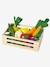 Cagette de légumes pour dinette en bois FSC® multicolore 1 - vertbaudet enfant 