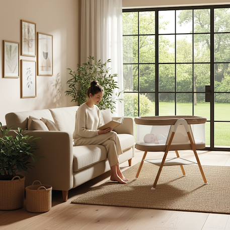 Mini berceau nidus Beige 2 - vertbaudet enfant 