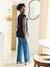 T-shirt grossesse col V kaki+noir 9 - vertbaudet enfant 