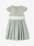 Robe fête patineuse nœud blanc+vert sauge 8 - vertbaudet enfant 