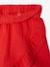 Jupe short fille gaze coton bleu électrique+rouge 8 - vertbaudet enfant 