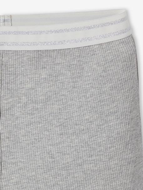 Lot 2 pyjamas court et long gris chiné 11 - vertbaudet enfant 