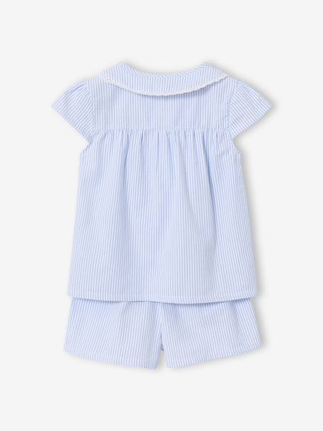 Pyjashort manches courtes à personnaliser bleu ciel 5 - vertbaudet enfant 