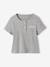 Lot 2 pyjamas court et long gris chiné 4 - vertbaudet enfant 