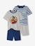 Lot 2 pyjashorts bleu océan 1 - vertbaudet enfant 