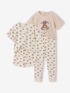 -Lot 2 pyjamas ours court et long