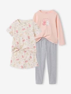 -Lot 2 pyjamas lapin court et long