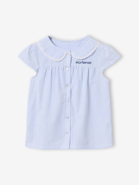 Pyjashort manches courtes à personnaliser bleu ciel 2 - vertbaudet enfant 