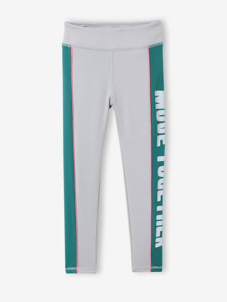 Ensemble legging sweat fille gris chiné 3 - vertbaudet enfant 