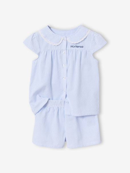 Pyjashort manches courtes à personnaliser bleu ciel 4 - vertbaudet enfant 