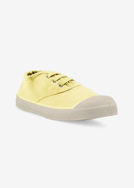 Tennis lacets enfant Bleu vif+Carbone+Citron+Electrique+Gris+Indigo+Kaki+Outre mer+Pomme+Rose+Rose leger+Rose tendre+Soleil 10 - vertbaudet enfant 