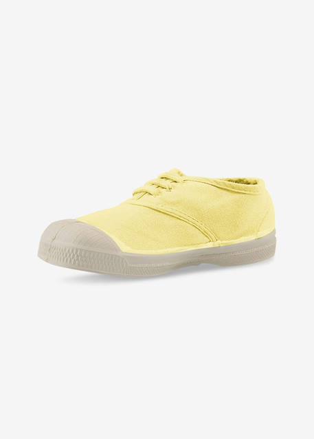 Tennis lacets enfant Bleu vif+Carbone+Citron+Electrique+Gris+Indigo+Kaki+Outre mer+Pomme+Rose+Rose leger+Rose tendre+Soleil 12 - vertbaudet enfant 