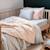 Taie d'oreiller percale de coton bio rayé Rayé ambre+Rayé bleu ardoise+Rayé lin+Rayé peach+Rayé tilleul+Rayé tournesol 9 - vertbaudet enfant 