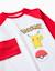 Pyjama long en coton à imprimé pokémon Blanc 3 - vertbaudet enfant 