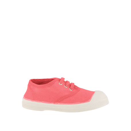 Tennis lacets enfant Bleu vif+Carbone+Citron+Electrique+Gris+Hibiscus+Indigo+Kaki+Outre mer+Pomme+Rose+Rose leger+Rose tendre+Soleil 23 - vertbaudet enfant 