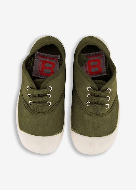 Tennis lacets enfant Bleu vif+Carbone+Citron+Electrique+Gris+Indigo+Kaki+Outre mer+Pomme+Rose+Rose leger+Rose tendre+Soleil 29 - vertbaudet enfant 