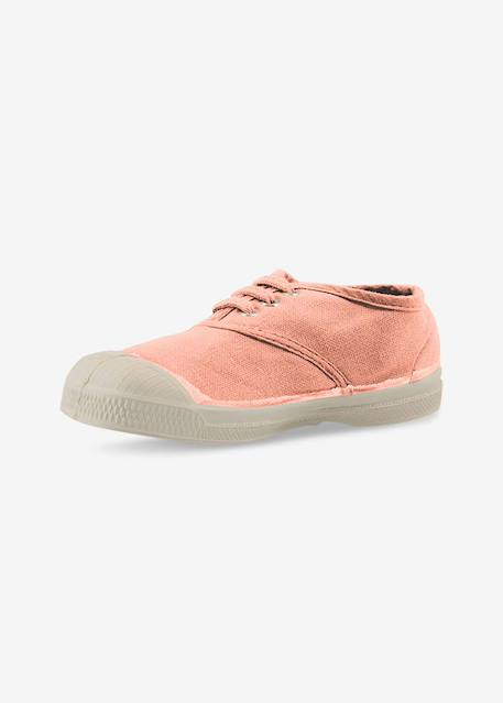 Tennis lacets enfant Bleu vif+Carbone+Citron+Electrique+Gris+Indigo+Kaki+Outre mer+Pomme+Rose+Rose leger+Rose tendre+Soleil 44 - vertbaudet enfant 
