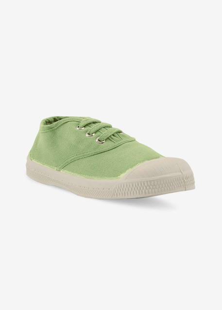 Tennis lacets enfant Bleu vif+Carbone+Citron+Electrique+Gris+Indigo+Kaki+Outre mer+Pomme+Rose+Rose leger+Rose tendre+Soleil 37 - vertbaudet enfant 