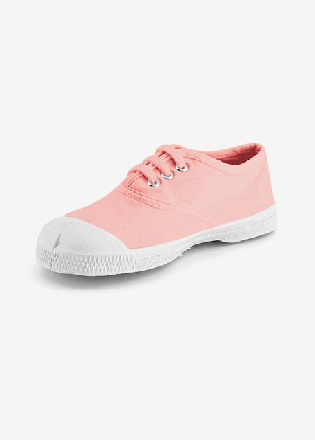 Tennis lacets enfant Bleu vif+Carbone+Citron+Electrique+Gris+Indigo+Kaki+Outre mer+Pomme+Rose+Rose leger+Rose tendre+Soleil 53 - vertbaudet enfant 