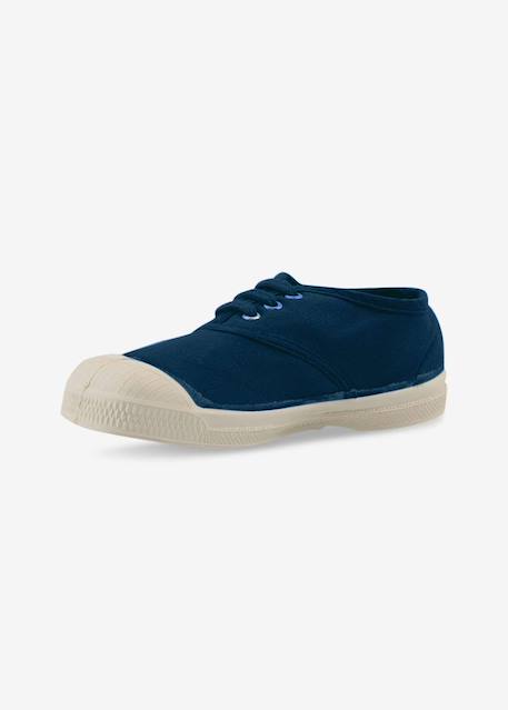 Tennis lacets enfant Bleu vif+Carbone+Citron+Electrique+Gris+Indigo+Kaki+Outre mer+Pomme+Rose+Rose leger+Rose tendre+Soleil 34 - vertbaudet enfant 