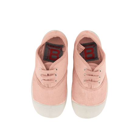 Tennis lacets enfant Bleu vif+Carbone+Citron+Electrique+Gris+Indigo+Kaki+Outre mer+Pomme+Rose+Rose leger+Rose tendre+Soleil 49 - vertbaudet enfant 