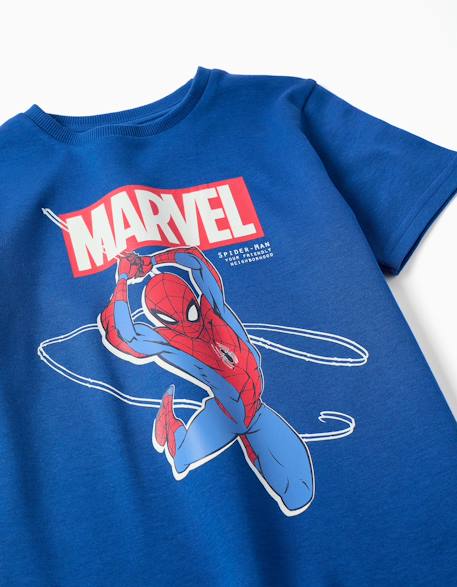 Pyjama court qui brille dans le noir spider-man Bleu 3 - vertbaudet enfant 
