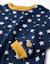 Pyjama long en coton à motif d'étoiles Bleu foncé 3 - vertbaudet enfant 