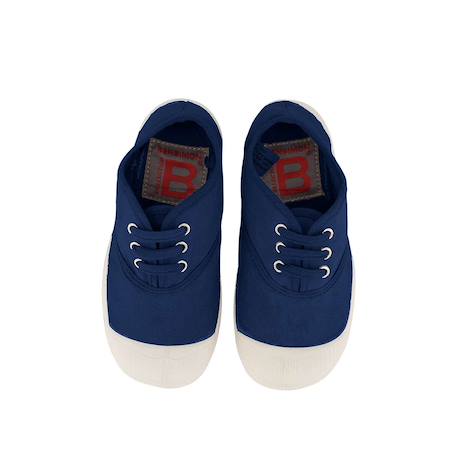 Tennis lacets enfant Bleu vif+Carbone+Citron+Electrique+Gris+Indigo+Kaki+Outre mer+Pomme+Rose+Rose leger+Rose tendre+Soleil 26 - vertbaudet enfant 
