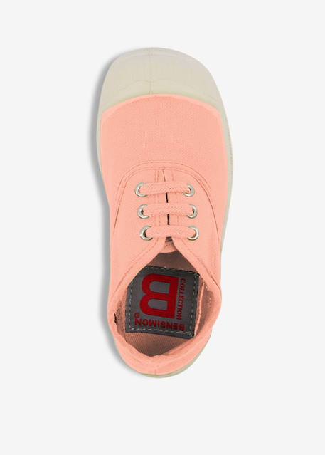 Tennis lacets enfant Bleu vif+Carbone+Citron+Electrique+Gris+Indigo+Kaki+Outre mer+Pomme+Rose+Rose leger+Rose tendre+Soleil 45 - vertbaudet enfant 