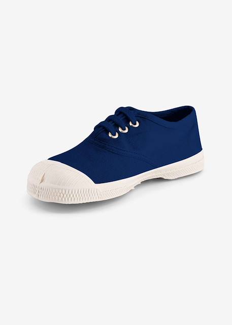 Tennis lacets enfant Bleu vif+Carbone+Citron+Electrique+Gris+Indigo+Kaki+Outre mer+Pomme+Rose+Rose leger+Rose tendre+Soleil 17 - vertbaudet enfant 