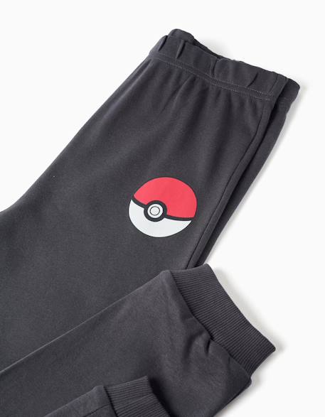 Pyjama long en coton à imprimé pokémon Blanc 4 - vertbaudet enfant 