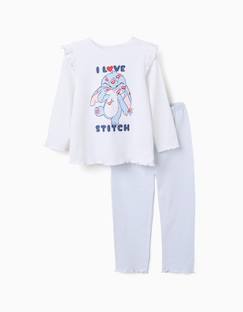Pyjama long en coton à imprimé stitch  - vertbaudet enfant