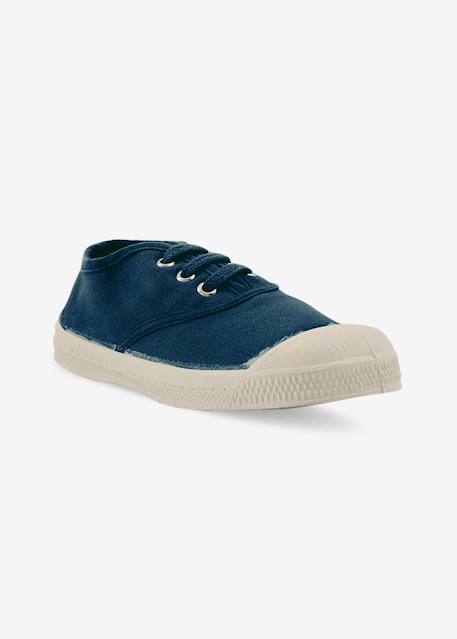 Tennis lacets enfant Bleu vif+Carbone+Citron+Electrique+Gris+Indigo+Kaki+Outre mer+Pomme+Rose+Rose leger+Rose tendre+Soleil 32 - vertbaudet enfant 