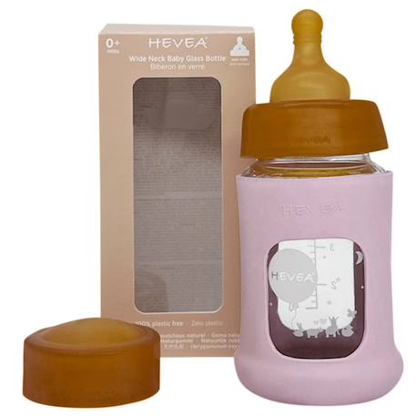 Biberon en verre avec housse de protection - pink - 150 ml Multi-coloured 4 - vertbaudet enfant 