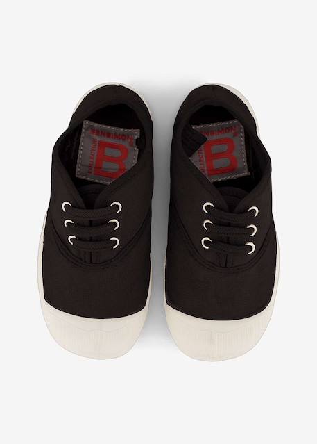 Tennis lacets enfant Bleu vif+Carbone+Citron+Electrique+Gris+Indigo+Kaki+Outre mer+Pomme+Rose+Rose leger+Rose tendre+Soleil 7 - vertbaudet enfant 