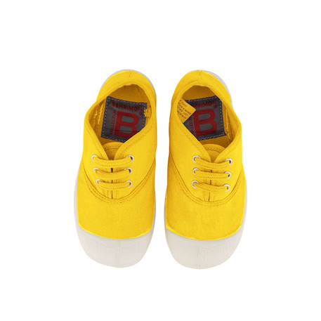 Tennis lacets enfant Bleu vif+Carbone+Citron+Electrique+Gris+Indigo+Kaki+Outre mer+Pomme+Rose+Rose leger+Rose tendre+Soleil 58 - vertbaudet enfant 