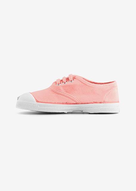 Tennis lacets enfant Bleu vif+Carbone+Citron+Electrique+Gris+Indigo+Kaki+Outre mer+Pomme+Rose+Rose leger+Rose tendre+Soleil 54 - vertbaudet enfant 