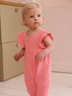 Combinaison bébé fille en gaze de coton  - vertbaudet enfant